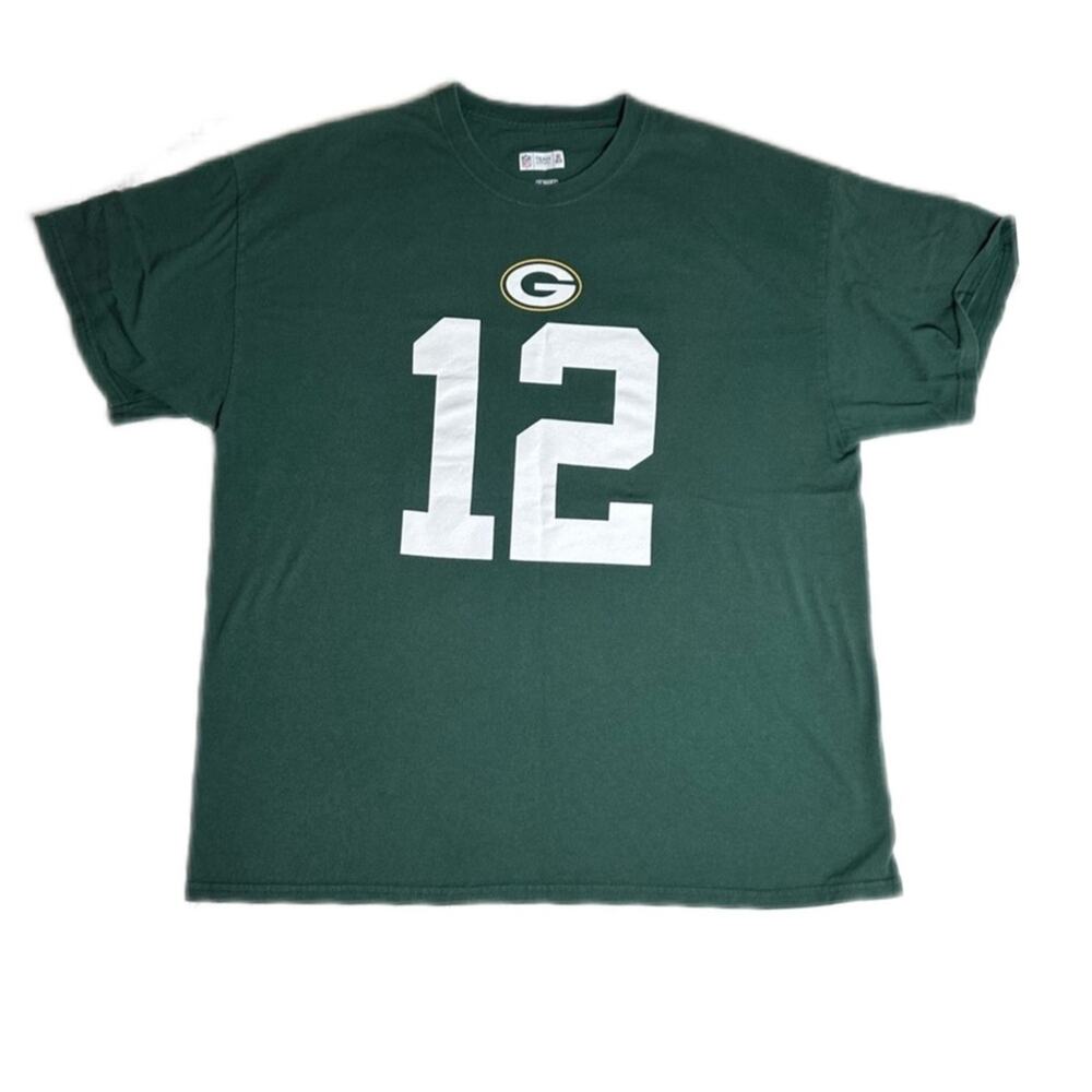 Green Bay Packers Roggers 12 Green Tee Shirt well loved
